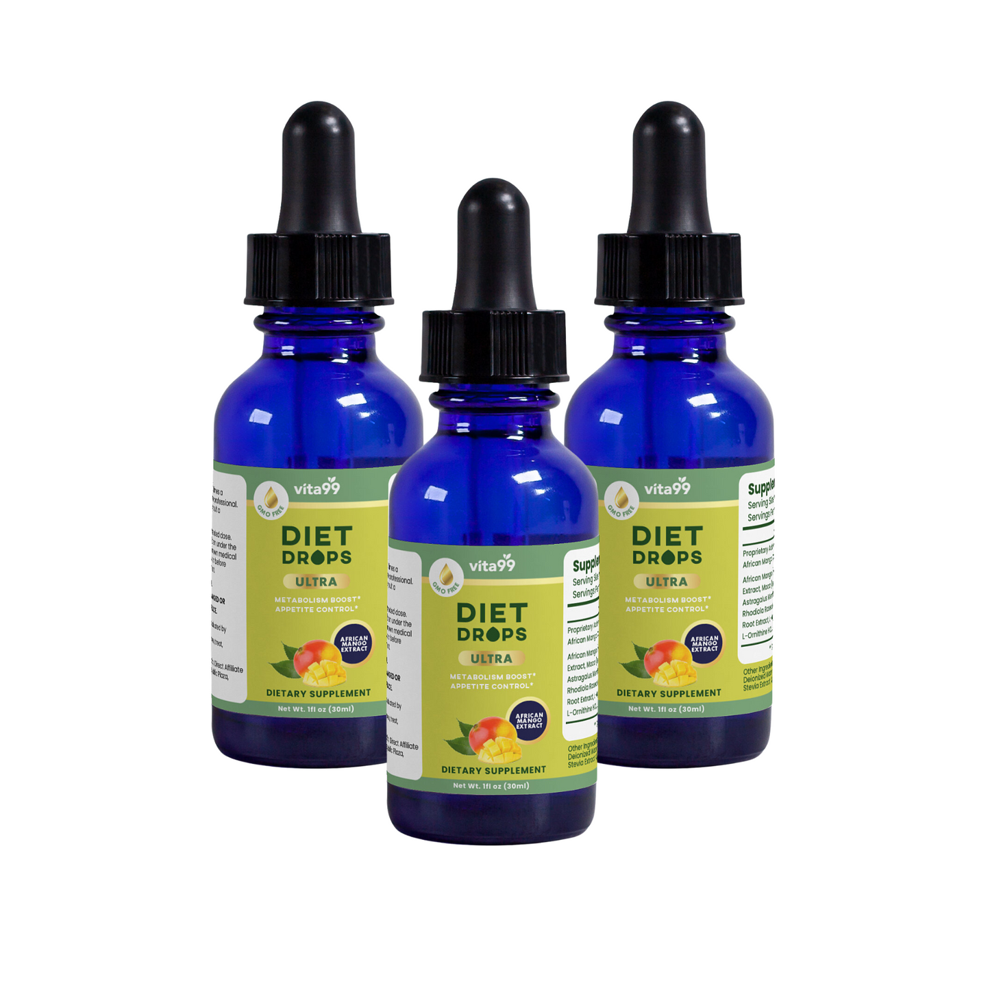 Herb Diet Drops Intense 2+1 Bundle