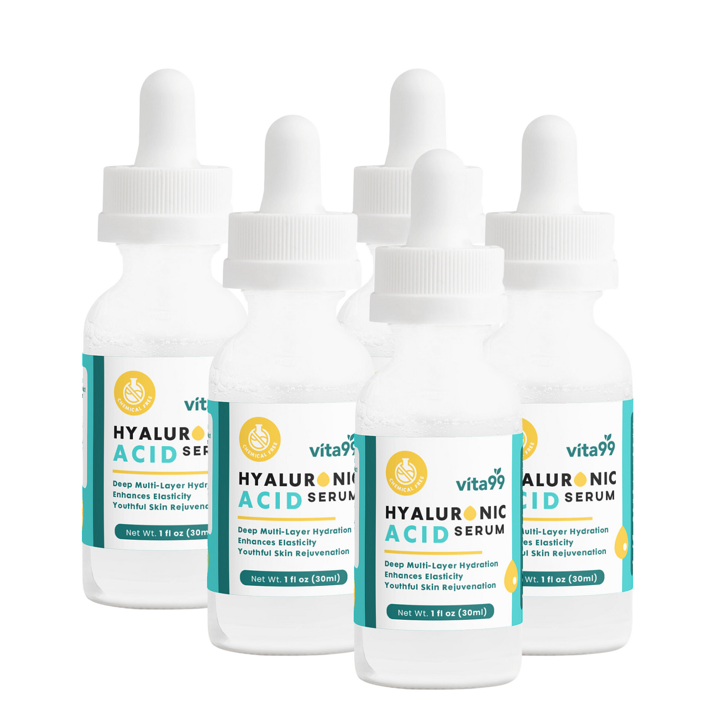 Hyaluronic Acid Serum 3+2 Bundle